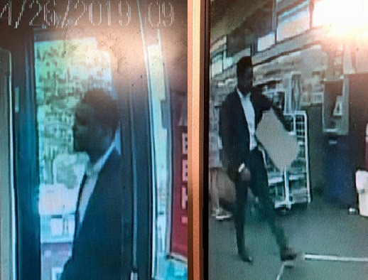 Suspect Wanted for Theft on General Degaulle Drive