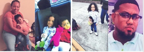 Missing are Steys Yanira David-Funez, her husband Ramon Ruiz Crisanto, daughters Jazzlyn Esther Ruiz David and Dara Ismeray Ruiz David. Anyone with information about the missing family is asked to call Sixth District detectives at 504-658-6060. (NOPD)